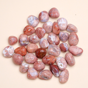 Cristales Curativos Naturales al por Mayor, Piedras Rodadas de <span class=keywords><strong>Cereza</strong></span> Rosa para Decoración con Cristales - Product Image 1
