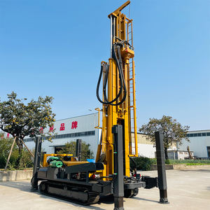 Plataforma de Perforación de Pozos de Agua Hidráulica Montada sobre Orugas de 500 m, con Motor Diésel, Caja de Cambios y Bomba, Modelo UY500 - Product Image 1