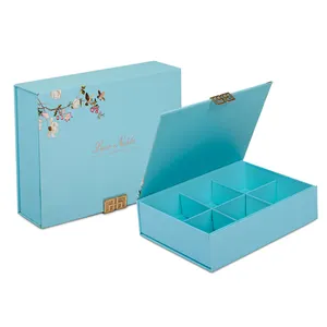 定制lemerald绿色奢华甜糖果礼盒包装纸巧克力开斋节穆巴拉克礼品盒