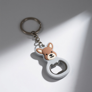 Llavero Abridor de Botellas de Metal de Aleación de Zinc con Forma de Tiburón Antiguo Personalizado por el Fabricante, Llavero de Sublimación con Logotipo - Product Image 4