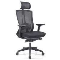 Chaise de bureau exécutive ergonomique moderne multifonctionnelle en maille de haute qualité de Foshan, avec accoudoirs réglables et hauteur pivotante