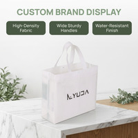 Sacs fourre-tout non tissés en gros, sacs de courses réutilisables, sacs d'épicerie personnalisés, sacs de shopping pour la vente au détail, sacs réutilisables avec logo personnalisé