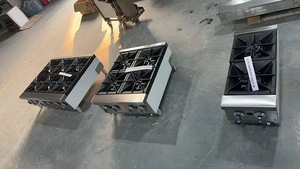 Equipo de Cocina Comercial de Buena Calidad, Estufa de Gas de 6 Quemadores para Restaurante - Product Image 2