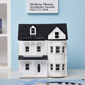 TYDH006 Ensembles de jouets pour enfants, nouvelle <span class=keywords><strong>maison</strong></span> de poupée <span class=keywords><strong>en</strong></span> <span class=keywords><strong>bois</strong></span> <span class=keywords><strong>miniature</strong></span>, modèle PC, meubles pour jeunes enfants - Product Image 5