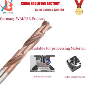 Interne Kühlung Advanced Coating <span class=keywords><strong>CNC</strong></span>-Hartmetall-Wolfram bohrer für schnelleres, präziseres Bohren - Product Image 4