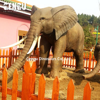 Statue d'éléphant grandeur nature, modèle animal, vente chaude