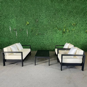 <span class=keywords><strong>Canapé</strong></span> de patio en aluminium KD, ensemble moderne de salon extérieur de hôtel, en coupe - Product Image 5