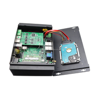 Boîtier PC industriel sans ventilateur Core I7-1355U avec GPIO, 6 ports COM RS232 RS485, 4 ports LAN, prise en charge de la tension large bande 9-36V, système Linux