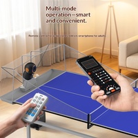 PUSHANG DORA Pro MAX Robot Pelatih Tenis Meja Pintar Berdiri di Lantai dengan Kontrol Suara Mesin Bola Profesional