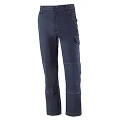 Pantaloni da lavoro - 839BL XS Bergara - Colore: Blu navy # Pantaloni multitasche con rinforzo extra sulla parte posteriore - Product Image 3
