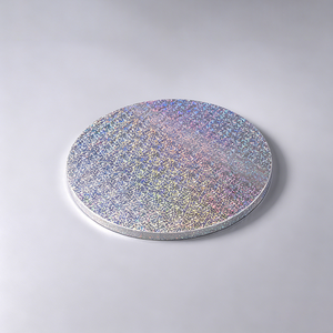 Plateau à gâteau rond jetable, support à dessert moderne, assiette en papier de qualité alimentaire, plateau à gâteau de 12 pouces - Product Image 4