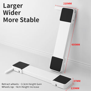 Support de base pour machine à laver Support élévateur, mobile, avec étagère de rangement Support de base mobile - Product Image 6