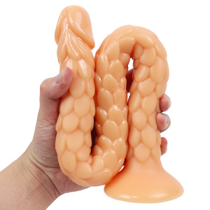Version améliorée, <span class=keywords><strong>gode</strong></span> artificiel extra-long et épais à écailles de dragon, grande ventouse, jouet sexuel souple et imperméable pour femme - Product Image 4