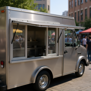 Fenêtre de service extérieure coulissante horizontale en alliage d'aluminium 53x33 pouces pour camions de restauration - Product Image 2