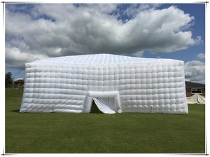 Lớn ngoài trời giá rẻ <span class=keywords><strong>Inflatable</strong></span> Trắng <span class=keywords><strong>Cube</strong></span> lều cho triển lãm - Product Image 2