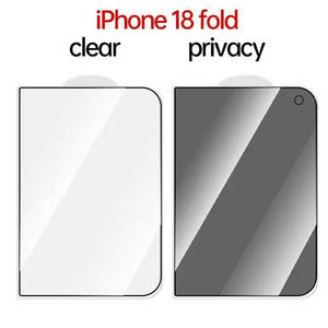 Protection d'écran pour iPhone Duo, anti-espionnage, couverture complète, anti-traces de doigts, film en verre trempé pliable, vente en gros - Product Image 2