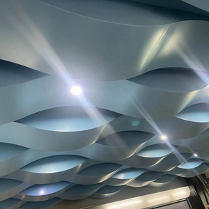 Decorative Blue Wavy Sea Style Metal <strong>Ceiling</strong> - Product Image 4