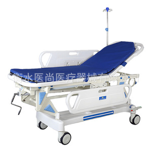 Chariot de transfert et de réanimation Xingboteng en ABS avec hauteur réglable pour le transport de patients en milieu hospitalier - Product Image 2