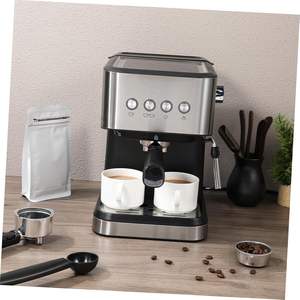 Machine à expresso de qualité commerciale 2 en 1, haute pression 19 bars, cafetière électrique pour la maison, mousseur à lait - Nouveauté - Product Image 4