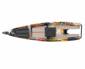 2021 hot selling motor outboard usage fishing skiff solo skiff boat kayak for hand free skiff fishing