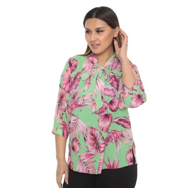 Blusa Mulheres Pedir Preço Plus Size Vestuário Feminino Moda Chic Novos Modelos Escritório Senhoras Alta Qualidade Melhor Preço Do Fabricante