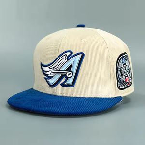 Casquette de sport en velours côtelé à 6 panneaux personnalisée Snapback Casquette de sport en velours côtelé Casquette de baseball Casquette de papa Casquette en velours côtelé Snapback - Product Image 1