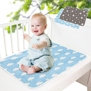 Protège-<span class=keywords><strong>matelas</strong></span> imperméable en coton 80x110cm pour enfants, personnes âgées, post-partum, règles, et animaux domestiques (dessins animés) - 1 <span class=keywords><strong>à</strong></span> 3 ans - Product Image 1