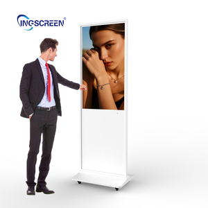 Ingscreen tầng thường vụ Top bán phương tiện truyền thông Android 11 1GB + 32GB Full HD LCD kỹ thuật số biển Máy nghe nhạc quảng cáo kiosk màn hình cảm ứng - Product Image 3