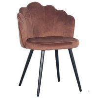 Chaises de salle à manger modernes en velours, chaise de maquillage rembourrée confortable avec pieds dorés pour la maison, l'hôtel, la chambre à coucher, le salon