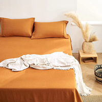 Draps de lit de luxe personnalisés pour la maison et l'hôtellerie – Ensemble de literie moderne pour mariage, technique textile tissée