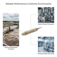 Sensor PH/ORP Digital Diferensial Kinerja Tinggi PHD dengan Bodi PEEK dan Preamplifier Terintegrasi untuk Air Limbah Industri