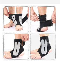 Nouveau type de Velcro fixe n'est pas facile à tomber Support de cheville de compression pour hommes et femmes Protecteurs d'orteils pour chaussures et bottes