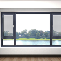 Fenêtre à battant en alliage d'aluminium Deyu 120 Slim |   Verre trempé Low-E |   Insonorisant |   Magnétique |   Acier inoxydable |   Salle de bain
