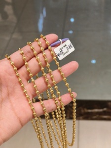 Logo Customized Chain Style Necklace 40+5cm 3.5g Mens Gold Pendants 18K Solid Gold Chain With Locket Jewelry