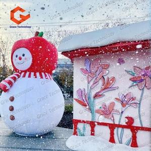 Muñeco de Nieve Inflable Navideño, Modelo <span class=keywords><strong>Gigante</strong></span> de Muñeco de Nieve Inflable, Globo Decorativo para Interiores y Exteriores, Adorno Navideño - Product Image 5