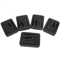 Boîte à outils en mousse EVA de forme personnalisée, découpe CNC de précision, étanche, résistante aux chocs, antibactérienne, pour clés de réparation, matériaux OEM