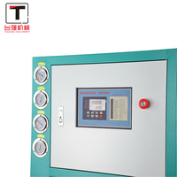 Refroidisseur industriel Thacon 5HP R-22, 380V, refroidi par eau, pompe à eau froide, réservoir, système de refroidissement compact pour l'industrie chimique et alimentaire