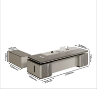 Offre Spéciale de bureau exécutif moderne ensemble de bureaux en forme de L gestionnaire Table en bois MFC postes de travail modulaires pour le bureau à domicile