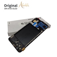 Nouveau Service Pack OLED d'origine LCD A705 pour Samsung Galaxy A70 téléphone portable pièces réparées LCD avec assemblage de cadre