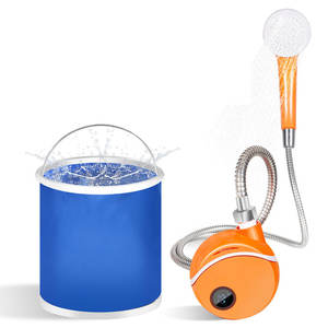 <span class=keywords><strong>Kit</strong></span> de <span class=keywords><strong>pompe</strong></span> de douche électrique Rechargeable d'intérieur extérieur de douche de <span class=keywords><strong>Camping</strong></span> portatif avec affichage de la température pour le lavage d'animaux de compagnie de voiture de randonnée - Product Image 1
