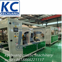 Máquina Extrusora de Tuberías de HDPE/PE de Alta Velocidad, Nueva, de 110-315 mm, para Tuberías de Agua y Gas, KECHUANG PLASTIC MACHINERY