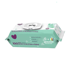 Label privé famille taille 100 lingettes Spunlace non tissées sans parfum choix des parents produits d'hygiène eau lingettes humides pour bébé - Product Image 2