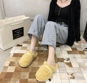 Sandali Primaverili da Donna all'Ingrosso, Nuovo Design alla Moda, Ciabatte da Interno con Pelliccia, Graziose Pantofole da Casa - Product Image 3
