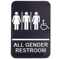 Panneau d'affichage personnalisé pour restaurant d'affaires ADA Handicap accessible conforme avec panneau en braille