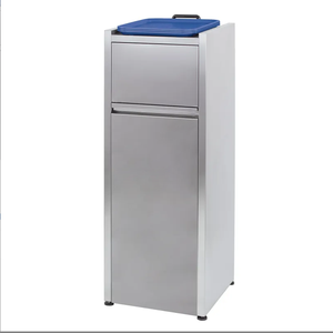 Self-Service Buffet Waste <b>Bin</b> with Dish <b>Storage</b> Tray Restaurant Food Waste & Plate Collection Cabinet for Hotel Canteen - Product Image 2