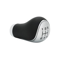 Nouveau pommeau de levier de vitesse manuel 5-6 vitesses en cuir noir antirouille pour Mazda 2 3 323 6 3 BK 2004-2012, garantie 12 mois