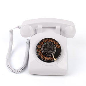Nuovo metallo rotativo antico telefono di registrazione telefono Vintage matrimonio cabina telefonica decorazione Audio libro degli ospiti - Product Image 3