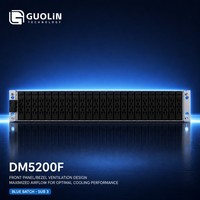 Lenovo ThinkSystem DM5200F All Flash NVMe Unified Storage Array, 2U 24 Bay SFF SAN NAS untuk Database, Cloud, AI, mendukung NVMe oF