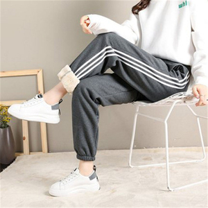 Winter <strong>Women</strong> Sport Pants Gym Sweatpants Workout <strong>Fleece</strong> <strong>Trousers</strong> Solid Thick Warm Winter Female Running Jogger Pants T1207 - Product Image 6