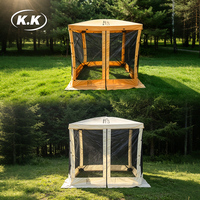 Tente Pop-up Kawagebo Kamp (KK) à Montage Rapide avec Moustiquaire, Abri Portable pour Plage, Terrasse et Jardin